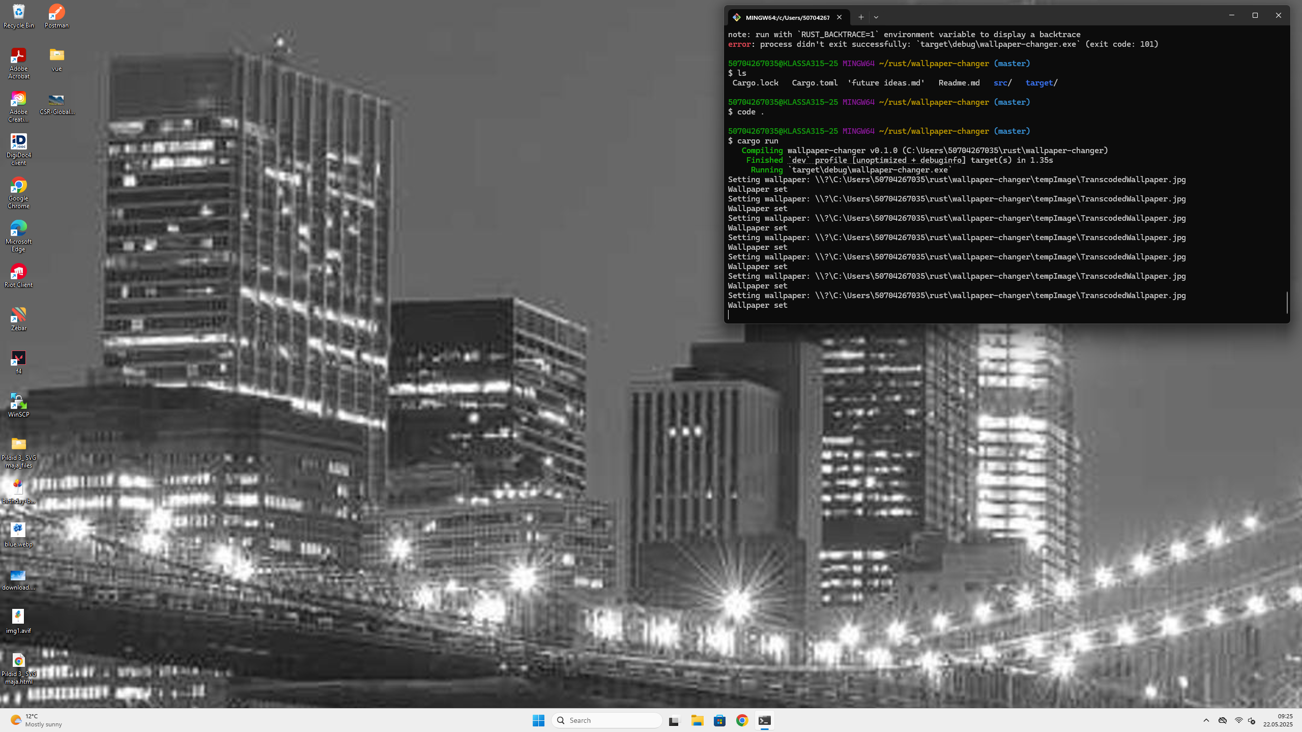 Building a Dynamic Wallpaper Changer in Rust for Windows